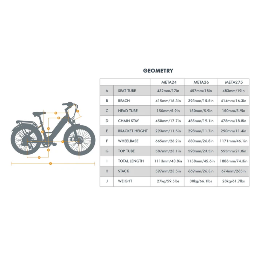 EUNORAU META 2024 ELECTRIC BIKE